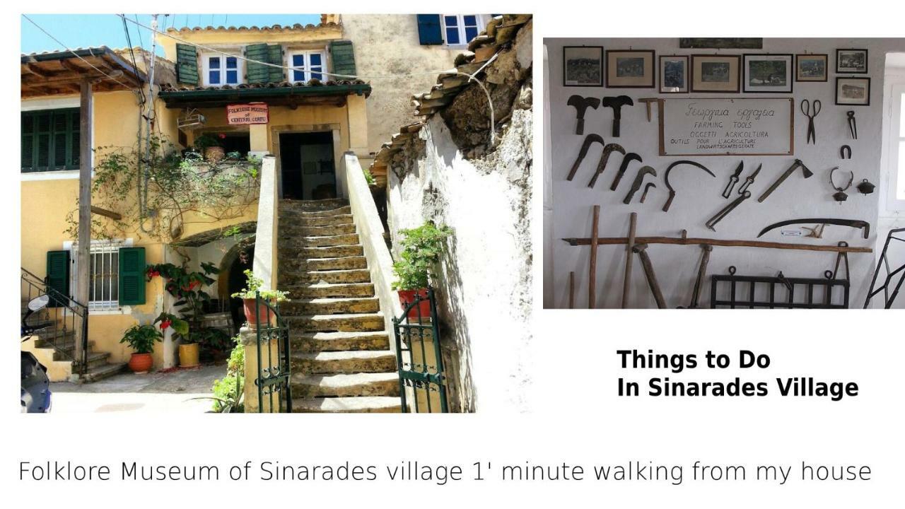 Sinarádes Country Traditional House In Corfu Village, Greece المظهر الخارجي الصورة