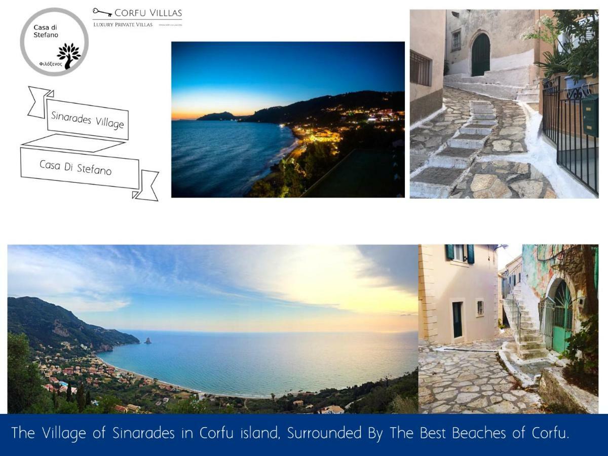 Sinarádes Country Traditional House In Corfu Village, Greece المظهر الخارجي الصورة